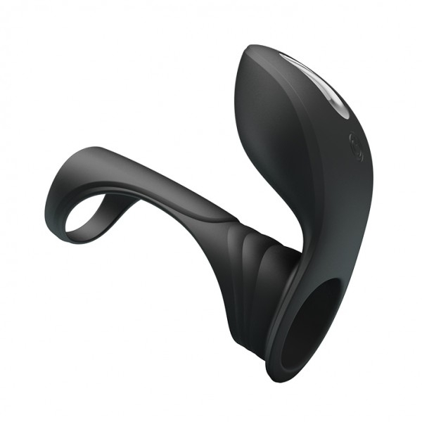 Насадка с клиторальным стимулятором "Pretty Love" с вибрацией 