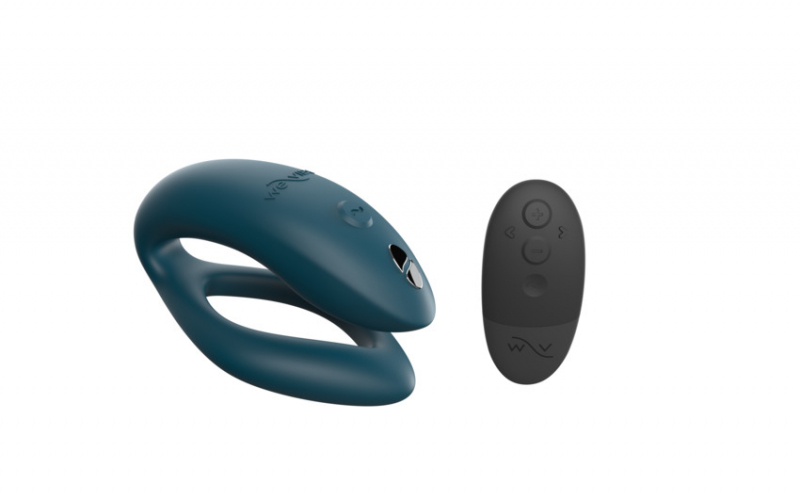 Вибратор для двоих на дистанционном управлении "We-​Vibe Sync O" + приложение, зеленый 