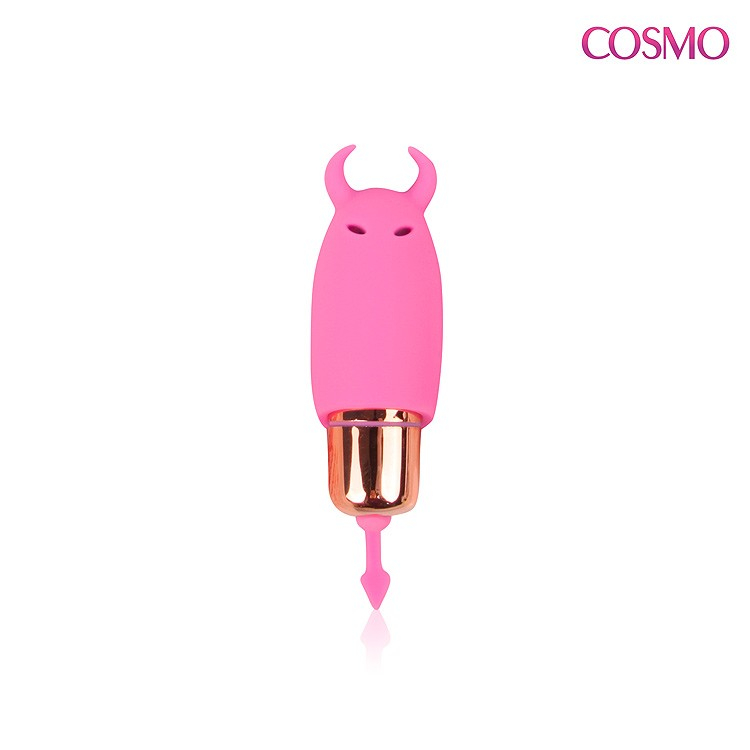 Вибропуля "дъяволенок" "Cosmo" розовая 